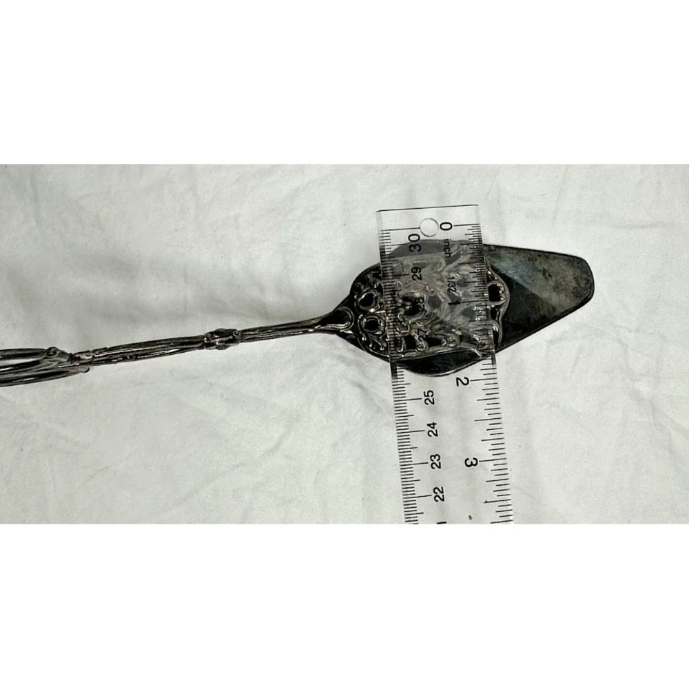 Solingen Germany silver plated Serving Tongs Ornate Pastry Sandwich